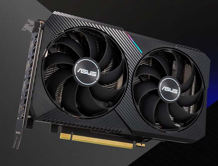 TNC Store Card Màn Hình ASUS DUAL GeForce RTX 3060 Ti V2 MINI O8GB GDDR6